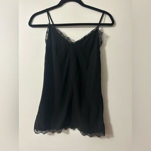 Chic Black Lace Cami Top